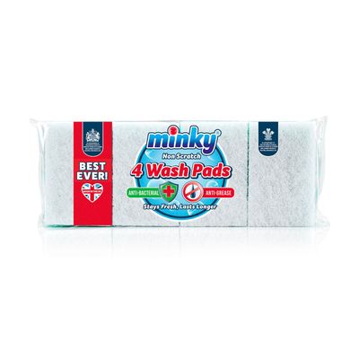 Pack of 4 Minky Non Scratch Wash Pads - Thumbnail 2