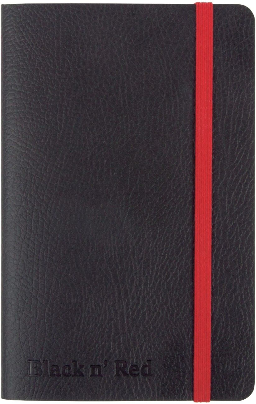 Oxford Black N Red Business Journal A6 Soft Cover Ruled & Numbered 144 Pages 400051205 - Image 1