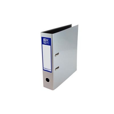 Elba Lever Arch File A4 70mm Spine Laminated Paper On Board Silver 400107439