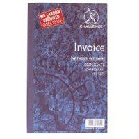 Challenge Duplicate Invoice Book 210x130mm Card Cover Without VAT 100 Sets (Pack 5) 100080526