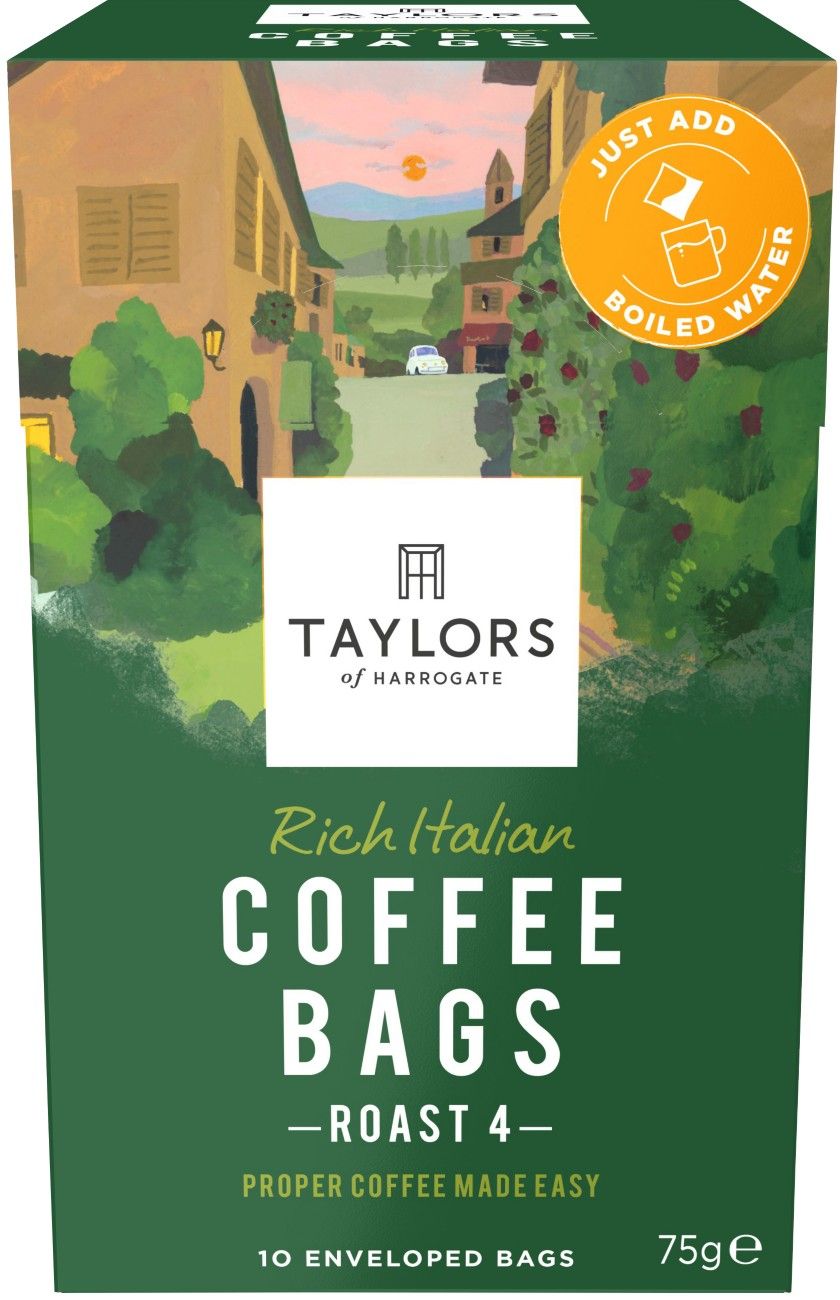 Taylors of Harrogate Rich Italian Coffee Bags 75g x 3 - Image 1