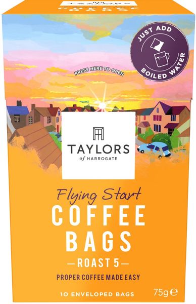 Taylors of Harrogate Flying Start Coffee Bags 75g x 3