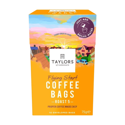 Taylors of Harrogate Flying Start Coffee Bags 75g x 3 - Thumbnail 2