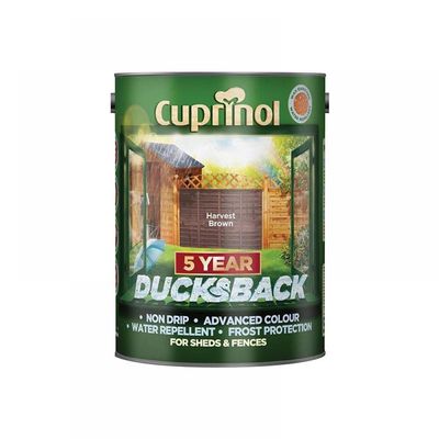 Cuprinol Ducksback 5L Harvest Brown