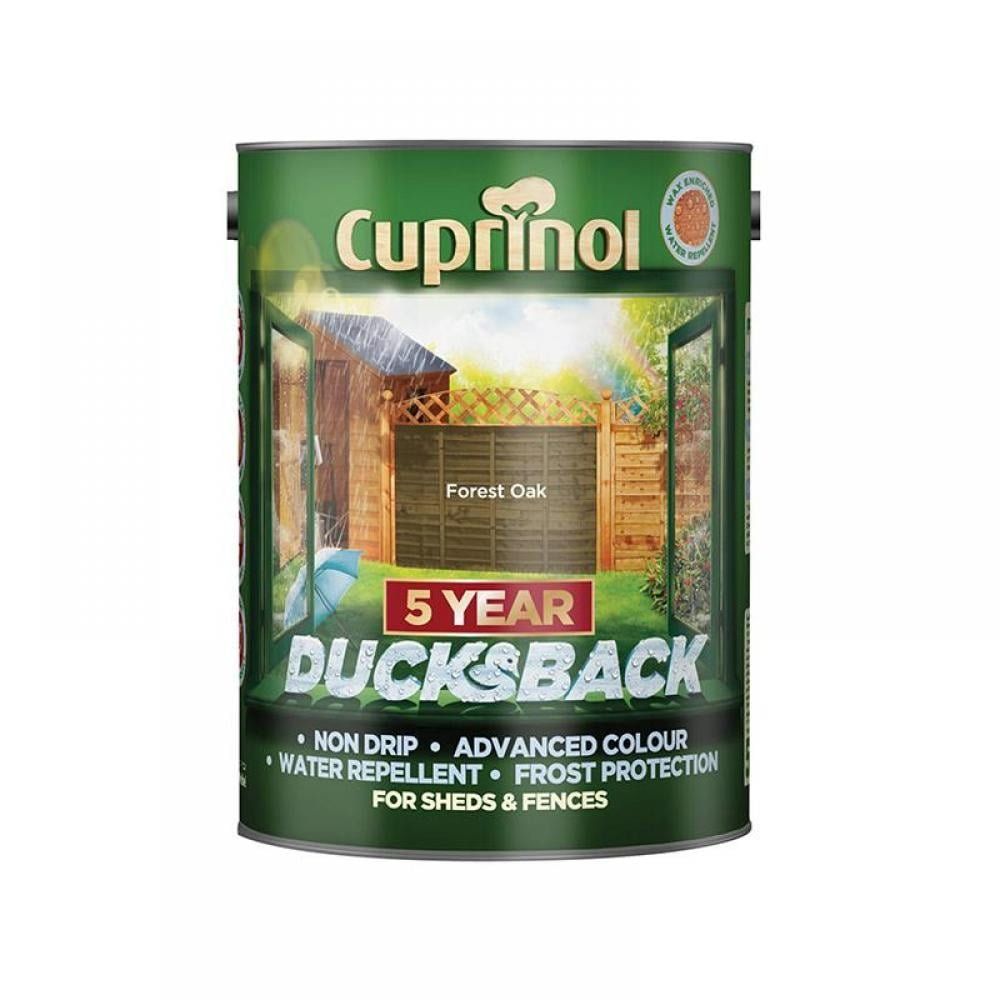Cuprinol Ducksback 5L Forest Oak - Image 1