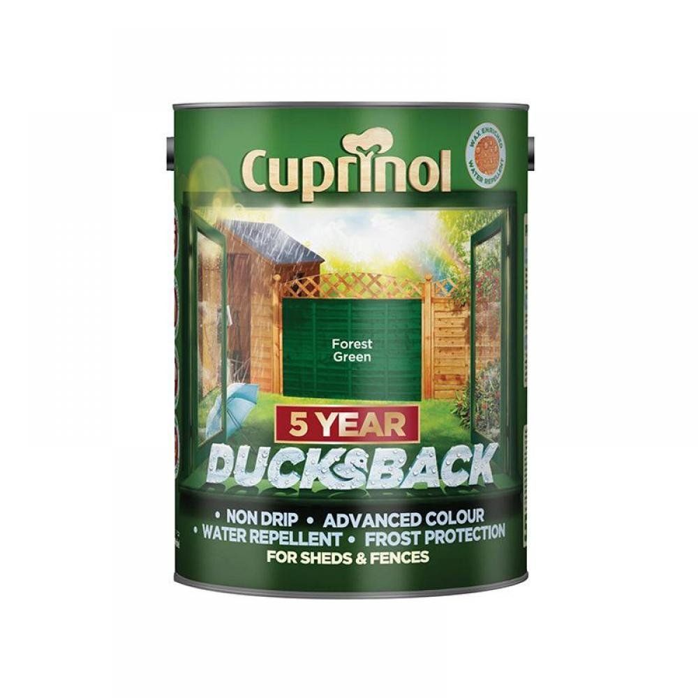 Cuprinol Ducksback 5L Forest Green - Image 1