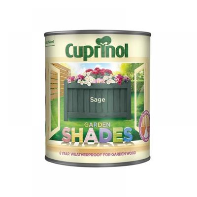 Cuprinol Garden Shade Quick Drying Woodstain 1L Sage