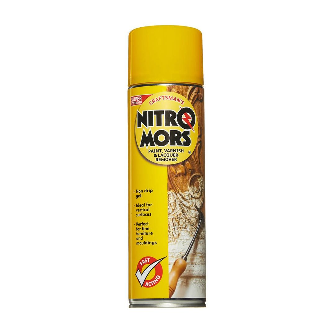 Nitromors NCM500 Craftsmanfts Paint Varnish & Lacquer Remover 500Ml Aerosol - Image 1