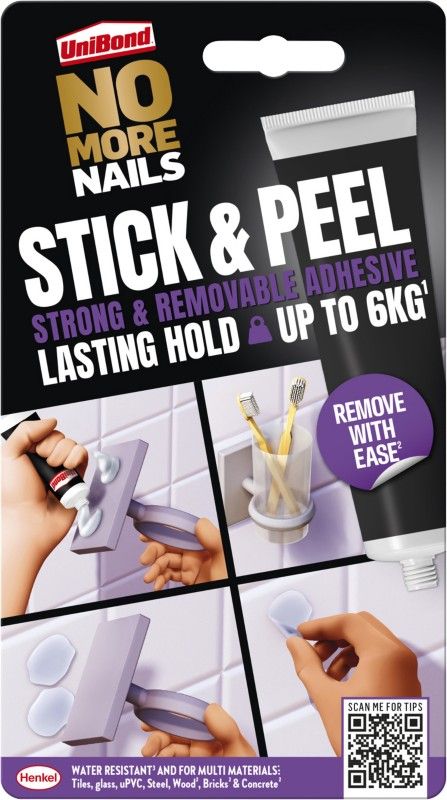 UniBond No More Nails Stick and Peel 44g - 2971433 - Image 1