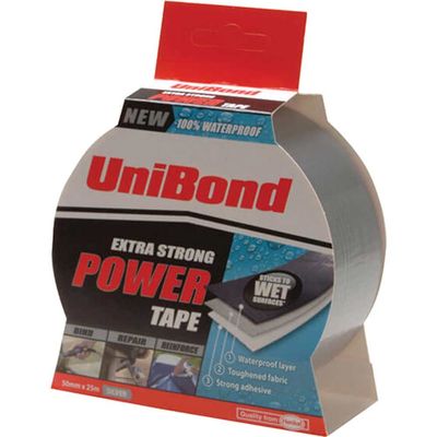 Unibond 2675767 Diy Power Tape Silver 50Mm X 25M