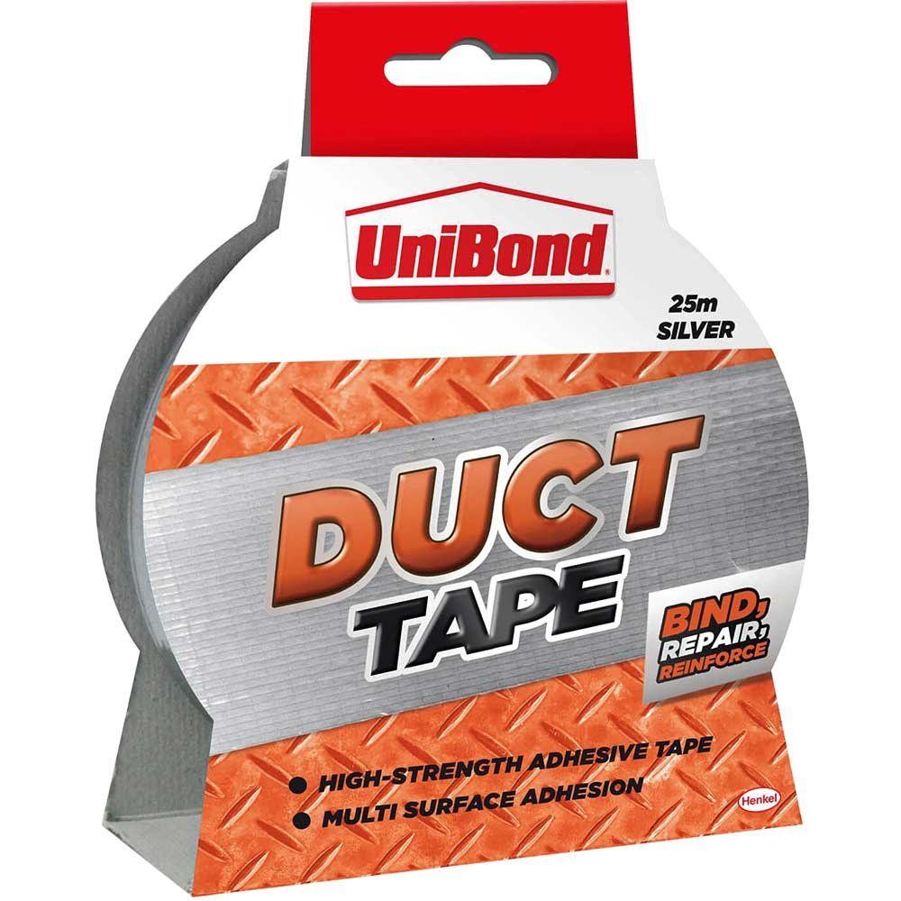 Unibond 2675518 Diy Duct Tape Silver 50Mm X 25M - Image 1