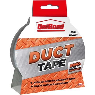 Unibond 2675518 Diy Duct Tape Silver 50Mm X 25M