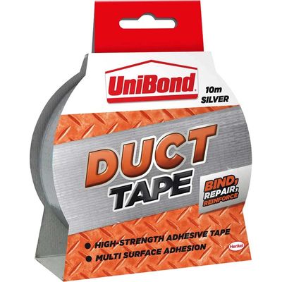 Unibond 2675774 Diy Duct Tape Silver 50Mm X 10M