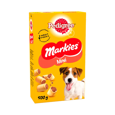 Pedigree Markies Mini Adult Dog Treats Marrowbone Biscuits 500g