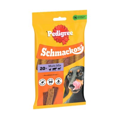 PEDIGREE SCHMACKOS Multi Mix Dog Treats Beef Poultry Lamb 20 Strips - Thumbnail 2