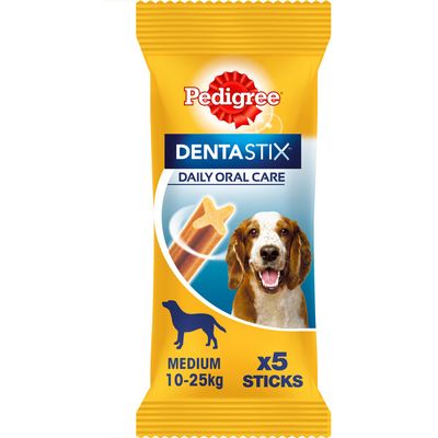 PEDIGREE® DENTASTIX™ Daily Dental Chews Medium Dog Treat 5 Sticks