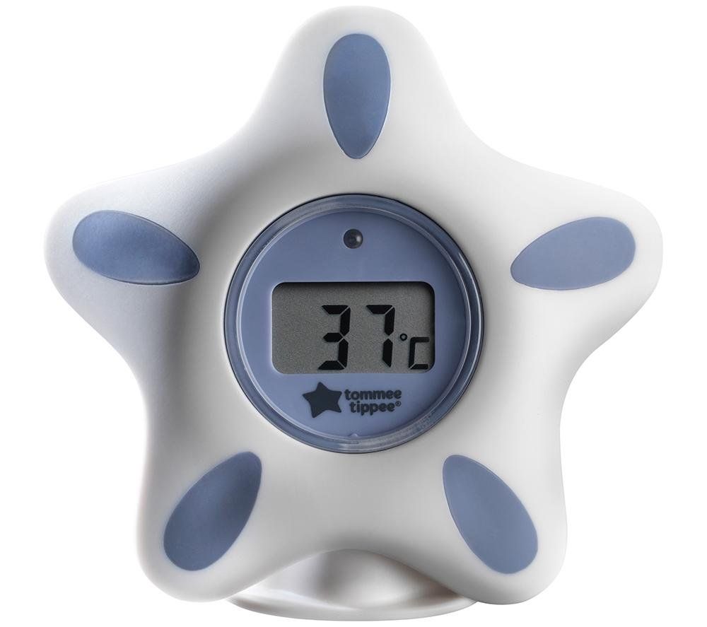 TOMMEE TIPPEE Bath & Room Thermometer - White & Mint - Image 1