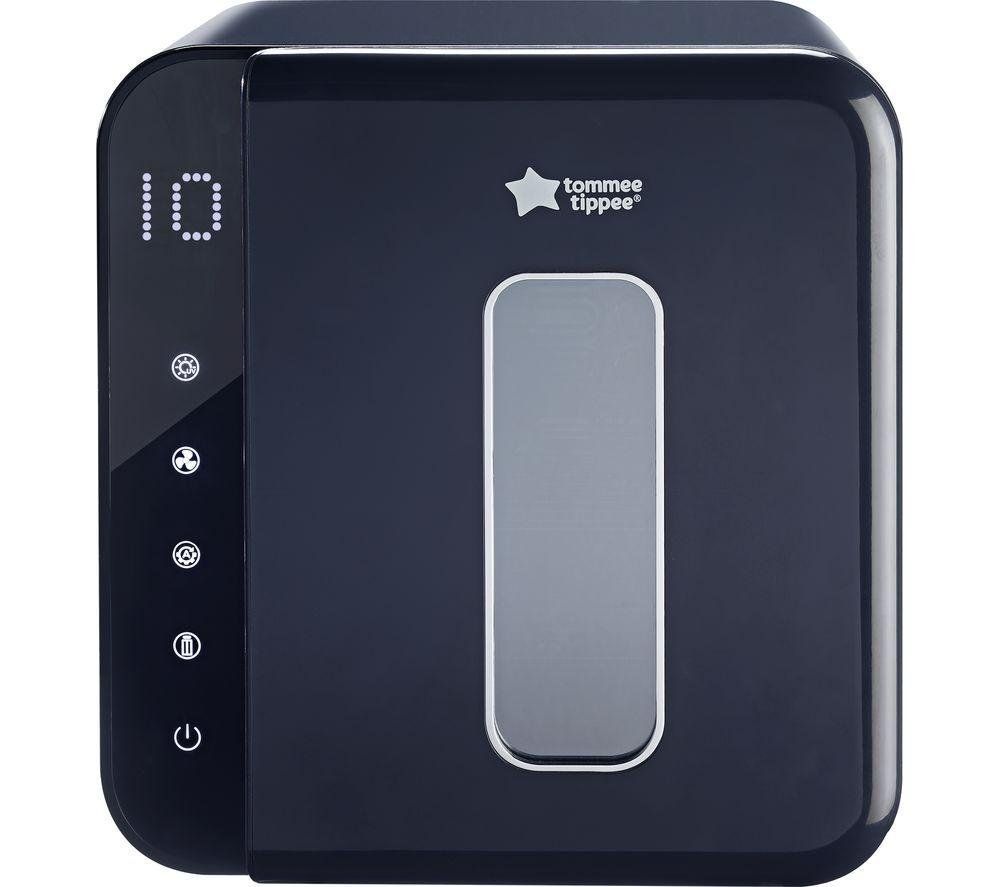 Tommee Tippee Ultra UV 3-in-1 Electric Steriliser & Dryer | Black | Fast UV Sterilisation & Drying for Baby Bottles, Soothers & Breast Pump Parts | Chemical-Free, Water-Free, Energy-Efficient - Image 1