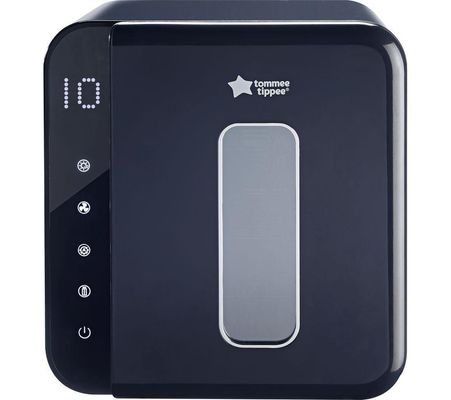 Tommee Tippee Ultra UV 3-in-1 Electric Steriliser & Dryer | Black | Fast UV Sterilisation & Drying for Baby Bottles, Soothers & Breast Pump Parts | Chemical-Free, Water-Free, Energy-Efficient