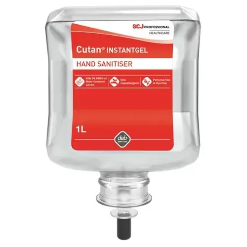 Deb Cutan InstantGEL Alcohol Based Gel Hand Sanitiser 1 Litre Cartridge - CAG392 - Image 1