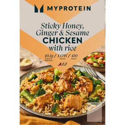 Myprotein Sticky Honey, Ginger & Sesame Chicken with Rice 350g - Thumbnail 2