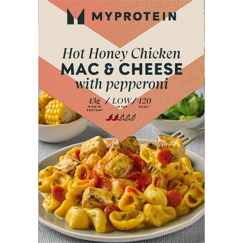 Myprotein Hot Honey Chicken Mac & Cheese with Pepperoni 350g - Image 1
