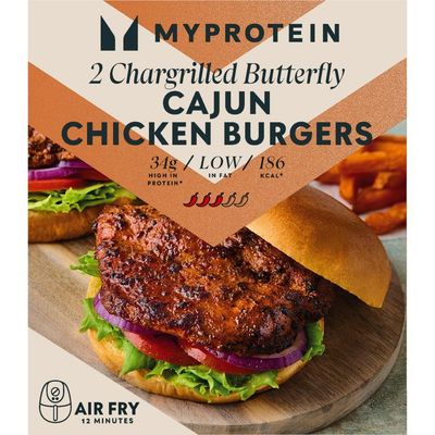 Myprotein 2 Chargrilled Butterfly Cajun Chicken Burgers 300g