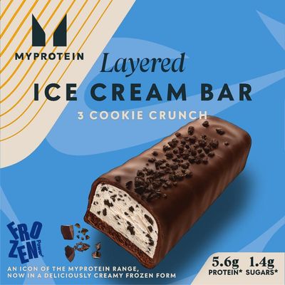 Myprotein Layered Ice Cream Bar 3 Cookie Crunch 120g - Thumbnail 2