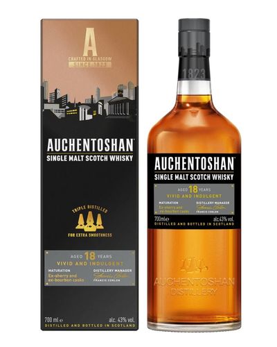 Auchentoshan 18 Year Old Lowland Single Malt Scotch Whisky