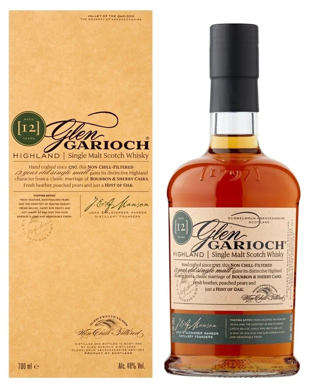 Glen Garioch 12 Year Old Highland Single Malt Scotch Whisky - Image 1