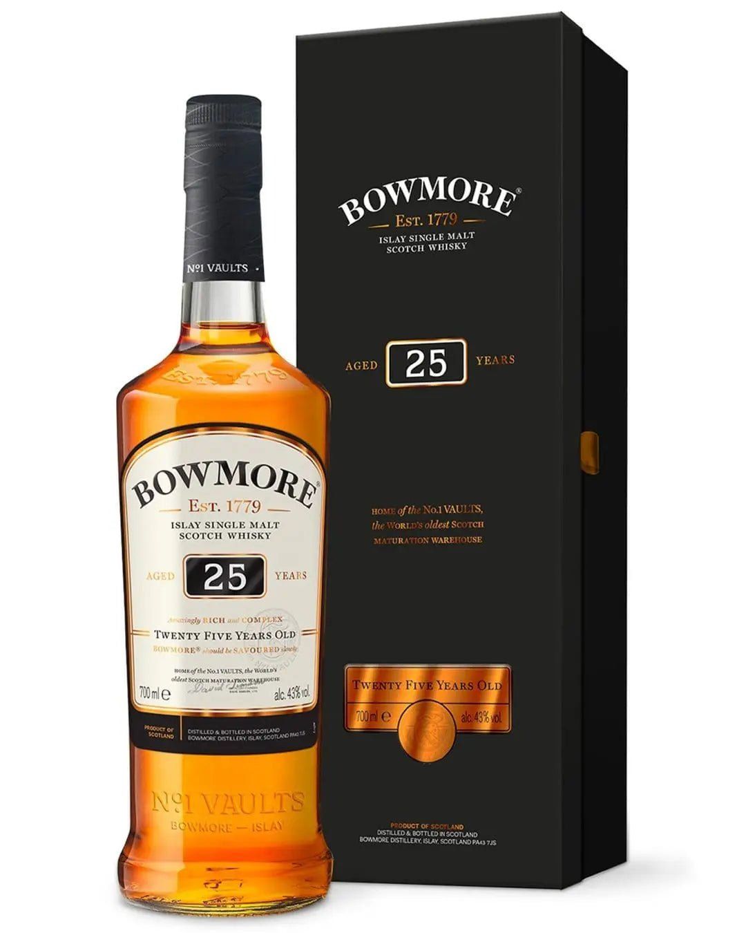 Bowmore 25 Year Old Islay Single Malt Scotch Whisky - Image 1