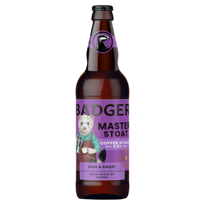 Badger Master Stoat Coffee Stout Multipack, 8 x 500 ml