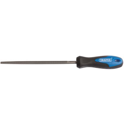Draper 00012 Soft Grip Engineerfts Round File And Handle 150Mm each