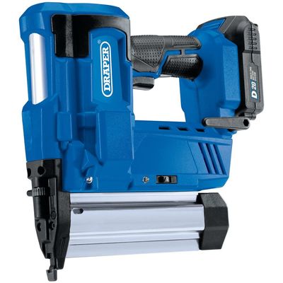 Draper 00646 D20 20V Nailer/Stapler 1 X 2.0Ah Battery 1 X Charger each