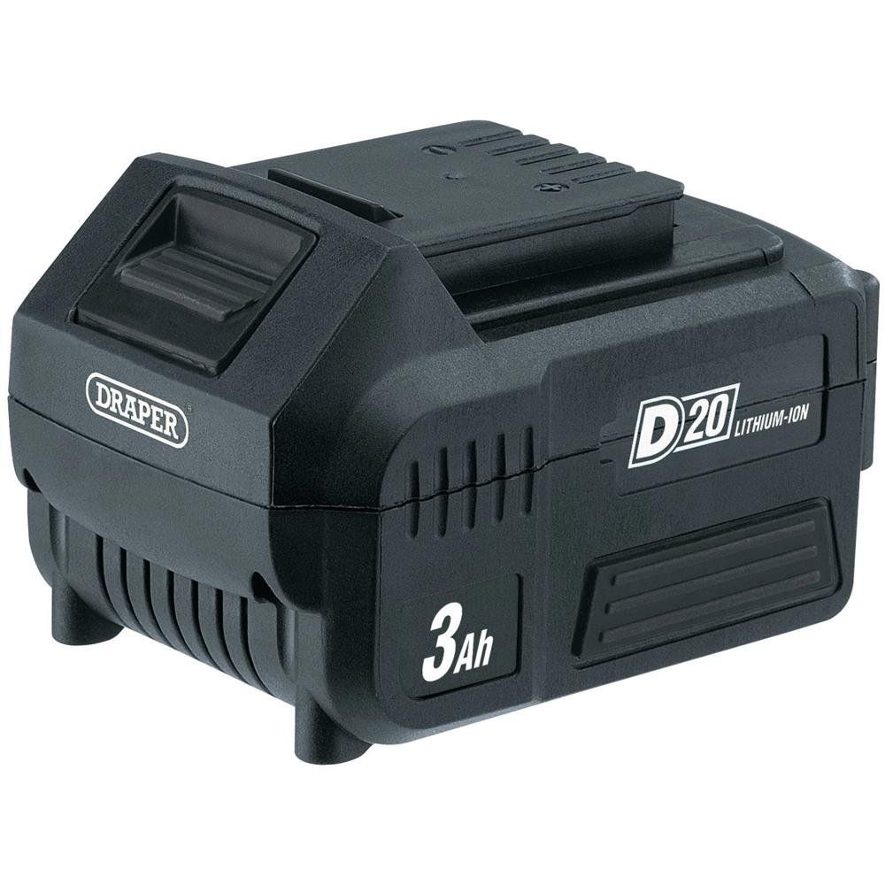 Draper 00649 D20 20V Li-Ion Battery 3.0Ah each - Image 1