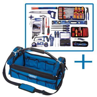 Draper 04319 Electricians Tote Bag Tool Kit each