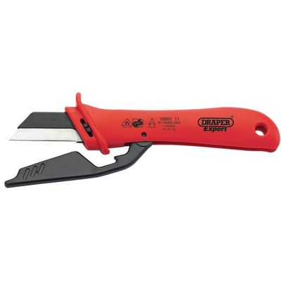 Draper Expert 04616 Vde Approved Fully Insulated Cable Knife 180Mm each