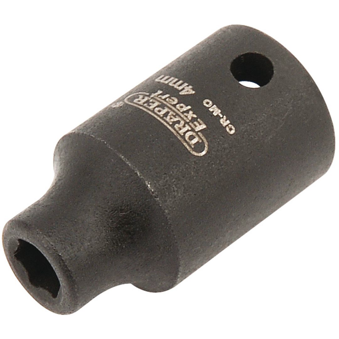 Draper Expert 05000 Hi-Torq® Expert 6 Point Impact Socket 1/4in Sq. Dr. 4Mm each - Image 1
