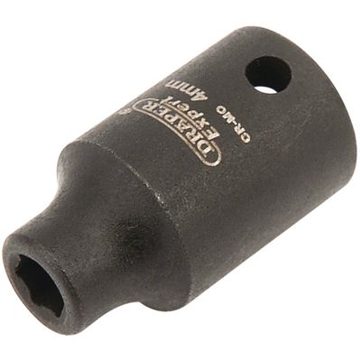Draper Expert 05000 Hi-Torq® Expert 6 Point Impact Socket 1/4in Sq. Dr. 4Mm each