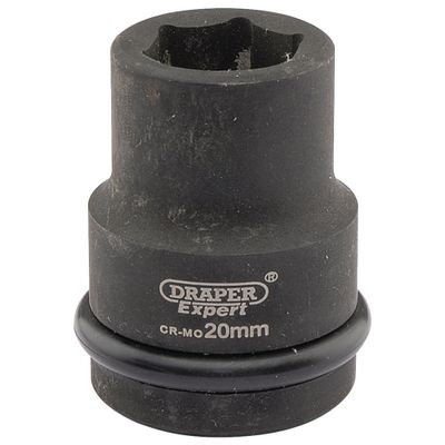 Draper Expert 05001 Expert Hi-Torq® 6 Point Impact Socket 3/4in Sq. Dr. 20Mm each
