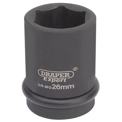 Draper Expert 05007 Expert Hi-Torq® 6 Point Impact Socket 3/4in Sq. Dr. 26Mm each