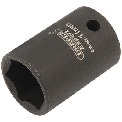 Draper Expert 05016 Expert Hi-Torq® 6 Point Impact Socket 1/4in Sq. Dr. 11Mm each