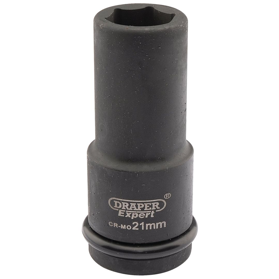 Draper Expert 05053 Expert Hi-Torq® 6 Point Deep Impact Socket 3/4in Sq. Dr. 21Mm each - Image 1