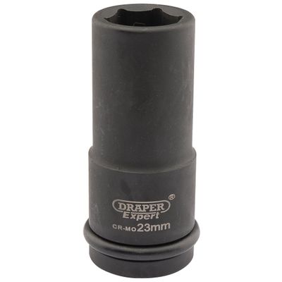 Draper Expert 05055 Expert Hi-Torq® 6 Point Deep Impact Socket 3/4in Sq. Dr. 23Mm each