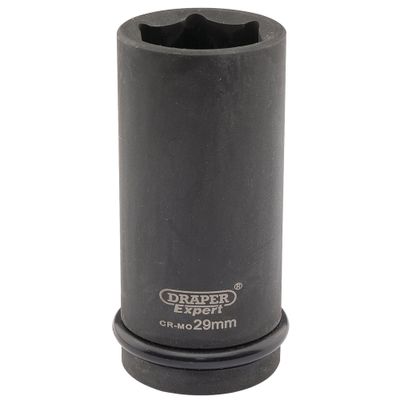 Draper Expert 05061 Expert Hi-Torq® 6 Point Deep Impact Socket 3/4in Sq. Dr. 29Mm each