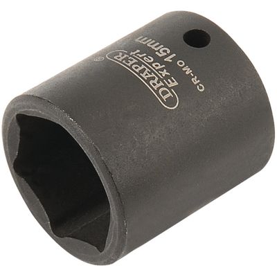 Draper Expert 05062 Expert Hi-Torq® 6 Point Impact Socket 1/4in Sq. Dr. 15Mm each