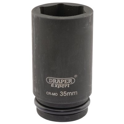Draper Expert 05066 Expert Hi-Torq® 6 Point Deep Impact Socket 3/4in Sq. Dr. 35Mm each