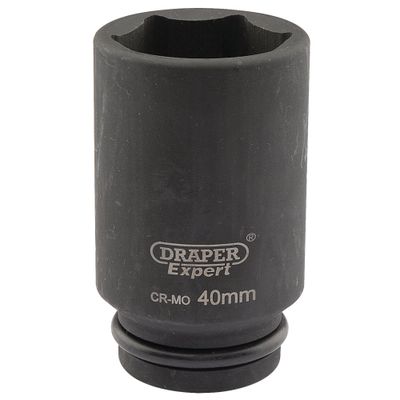 Draper Expert 05071 Expert Hi-Torq® 6 Point Deep Impact Socket 3/4in Sq. Dr. 40Mm each