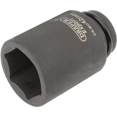 Draper Expert 05073 Expert Hi-Torq® 6 Point Deep Impact Socket 3/4in Sq. Dr. 42Mm each