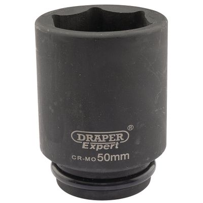 Draper Expert 05081 Expert Hi-Torq® 6 Point Deep Impact Socket 3/4in Sq. Dr. 50Mm each